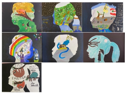 Silhouette-Art - Acrylmalerei