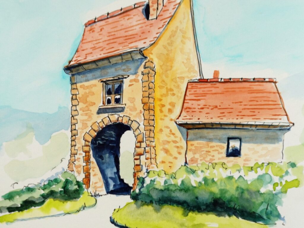 Urban Sketching-Kurs Mit Fineliner und Aquarellfarben