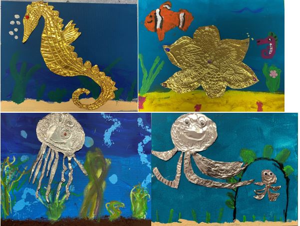 Glänzende Meereswelten – Delfin, Oktopus & Qualle (für Kinder ab 8 Jahren)