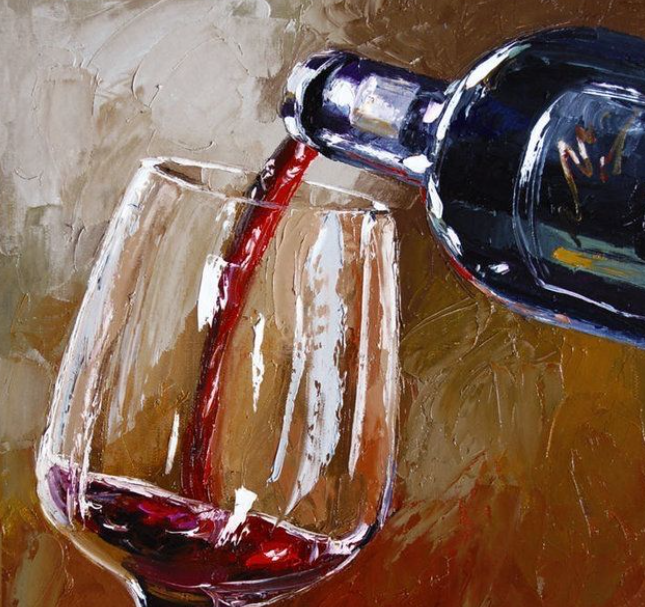 Scheu Time: Mit Pinsel und guter Laune – Ein Weinmotiv in Acrylfarben, Kursnummer: SL-26-4