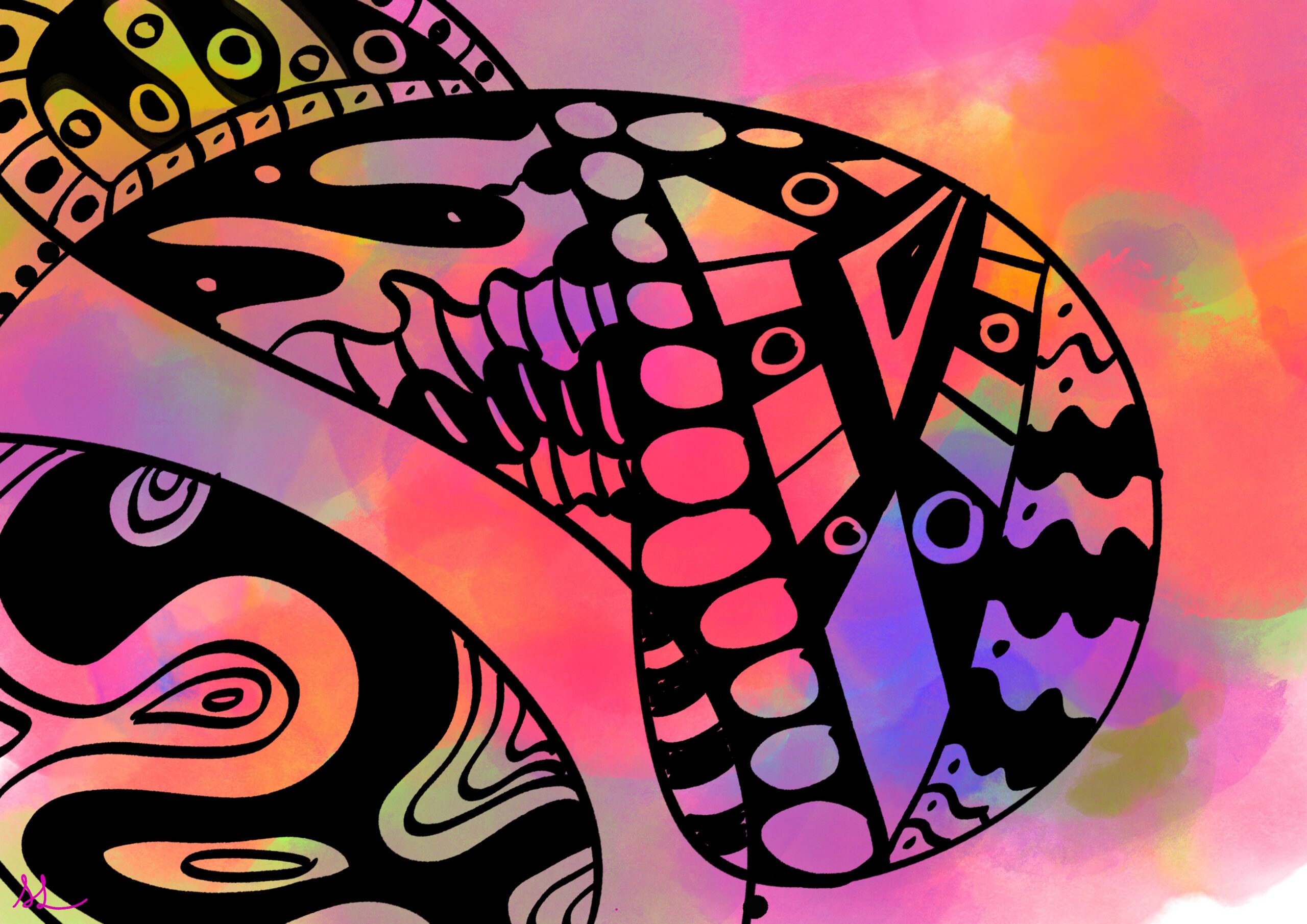 „Zentangle und Wasserfarben“ Kinder ab 8 Jahren, ML/26/5