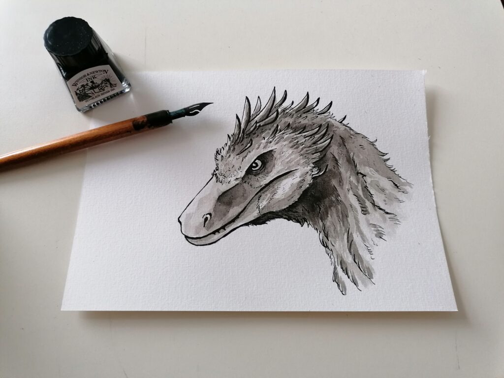 „Zeichnen mit Tusche und Feder“ ab 11 Jahren für Jugendliche und Erwachsene, ML/26/6