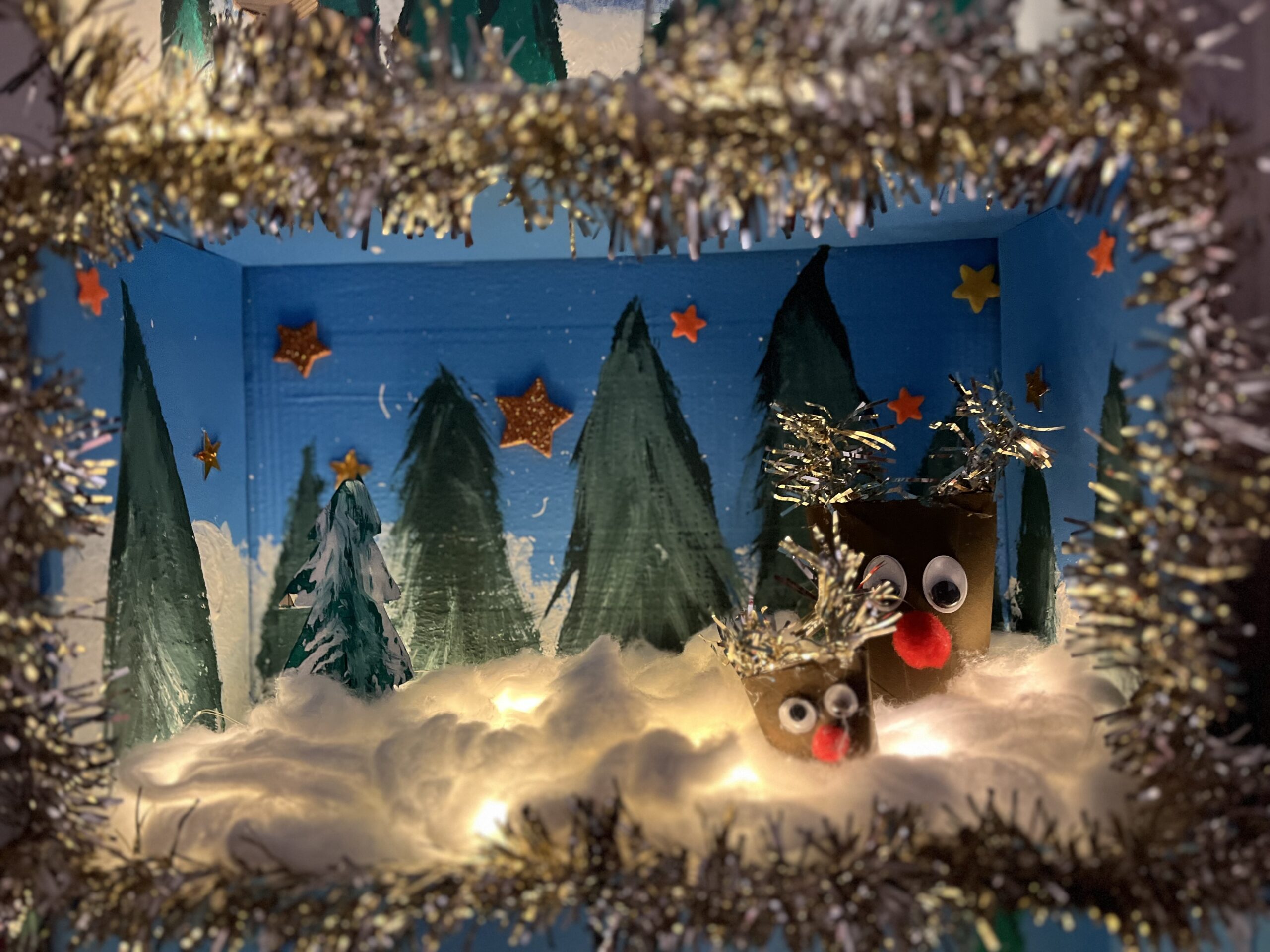 "Christmas in a box" - weihnachtliche Schuhschachtel (für Kinder ab 8 Jahre)